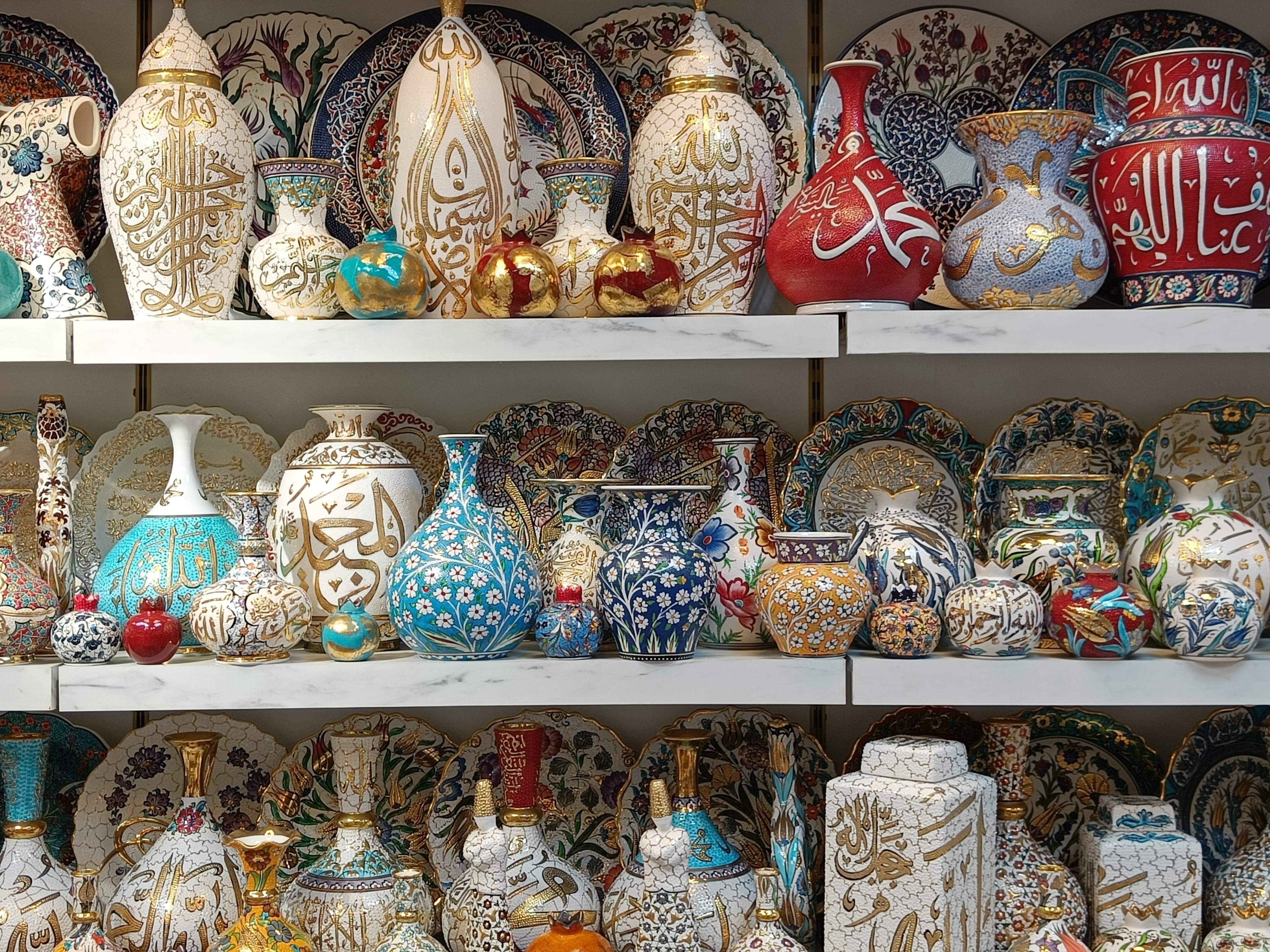 Global Village Dubai pavilions representing different countries - international cultural fair and shopping experience